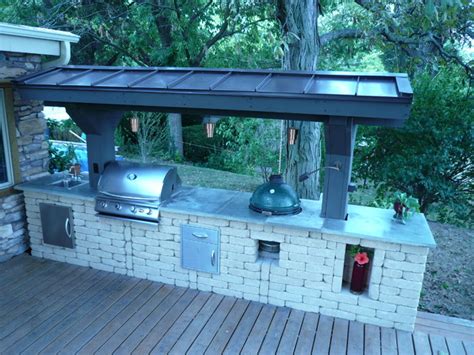 Diy network has ideas and instructions for creating an outdoor space made for entertaining and relaxing. Outdoor kitchen - Traditional - Deck - Chicago - by ...