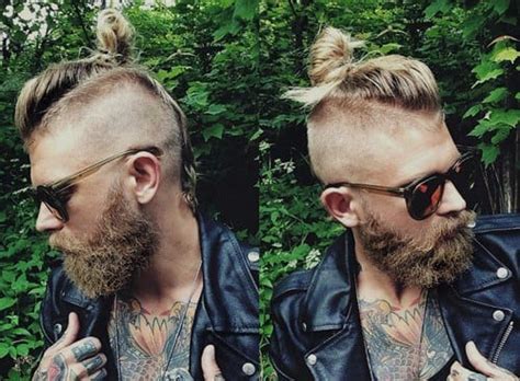 During the 80s, boys mohawk haircuts were in vogue, and typically included long hair colored unnatural hues and styled into spikes. Mohawk Ponytail Hairstyle Images & Pictures For Men