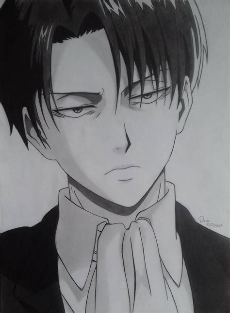 How To Draw Levi Ackerman Easy Step By Step Drawing Inspiration
