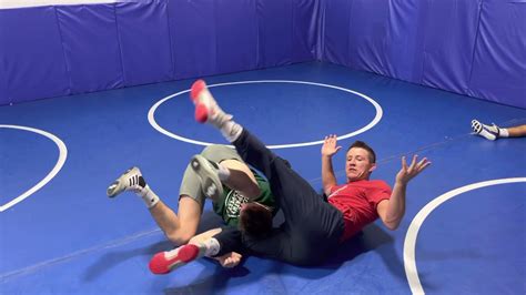Rhoden Leg Cradle At Roberts Wrestling Camps Youtube