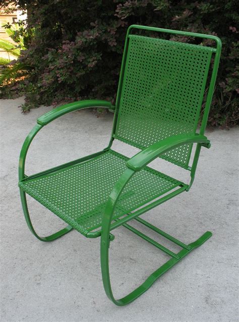 Alibaba.com offers 1,178 metal lawn chair products. 1930s Howell Cane Bouncer. | Vintage metal chairs, Metal ...