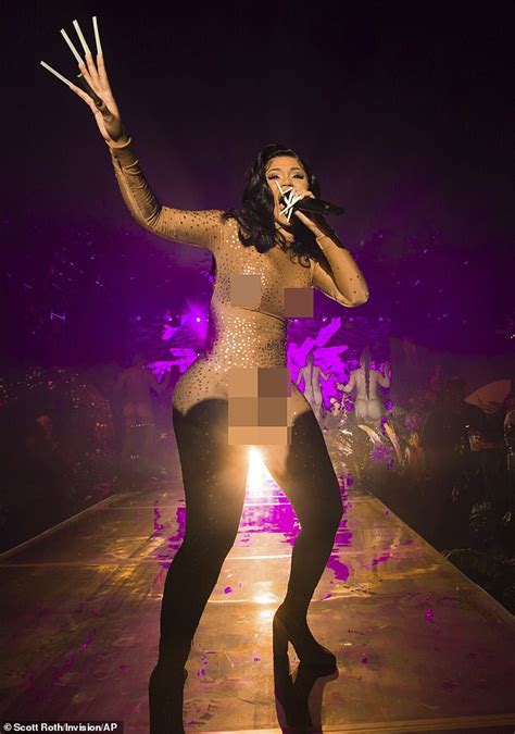 Cardi B Fearlessly Flaunts Her Curves In A Gold Body Suit After Hints
