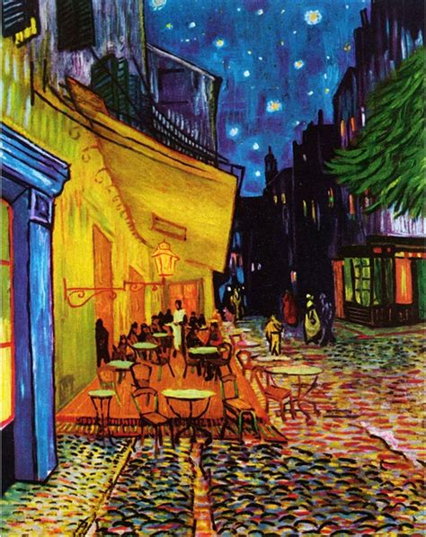 Café Terrace At Night Vincent Van Gogh Van Gogh Arte Pinturas De