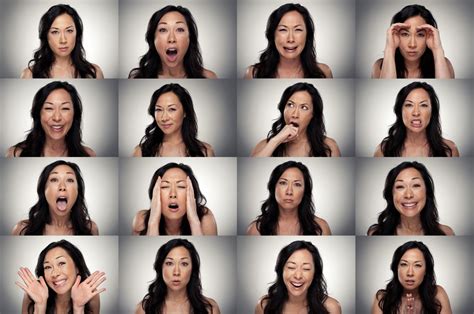 a photo series that captures a range of human emotions photographers facial expressions and