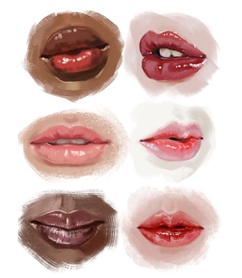 Pin By Lina Cohen On Make Digital Art Tutorial Anatomy Art Mouth Painting