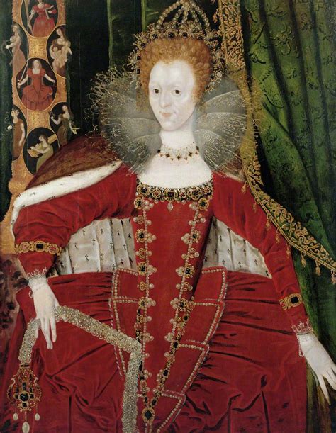 Unknown Artist Queen Elizabeth I 1533 1603 And The Cardinal And