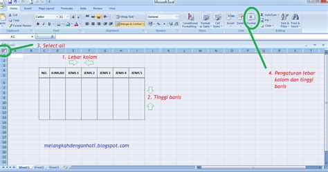 Cara Mengatur Tinggi Baris Pada Microsoft Excel