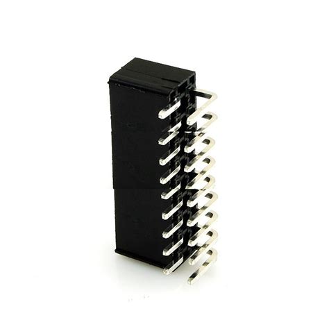 18 Pin Atx Power Male Header Connector 90 Angled Black