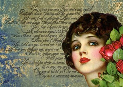Vintage Lady Red Lips Art Collage Free Stock Photo Public Domain Pictures