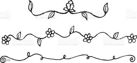 Simple Flower Vines Stock Illustration Download Image Now Istock