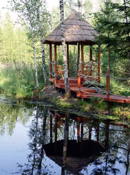 Thatched Roofing For Gazebos And Sheds Gorgeous Backyard Designs