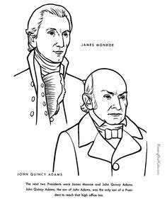 President john quincy adams coloring page or poster with short biography. John Adams Coloring Page at GetColorings.com | Free ...