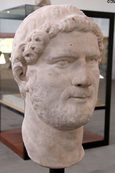 Marble Bust Perhaps Of Roman Emperor Hadrian At Arles Antiquities