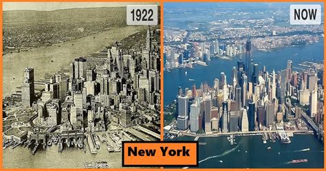 8 Then And Now Photos Of Popular Cities Showing How Much Theyve