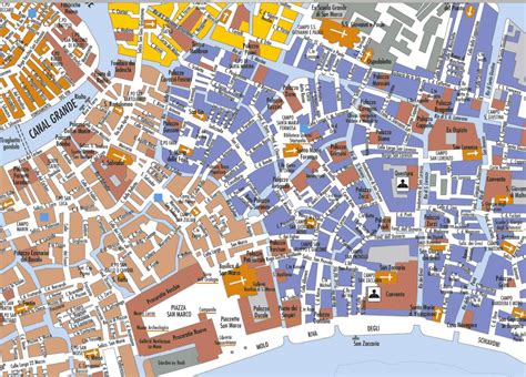 Mapas De Veneza Itália Mapasblog