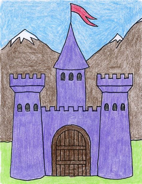 Draw A Midieval Castle · Art Projects For Kids