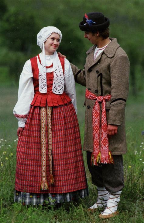 Dzūkija Region Folk Costume Lithuania Lithuanian Clothing Folk