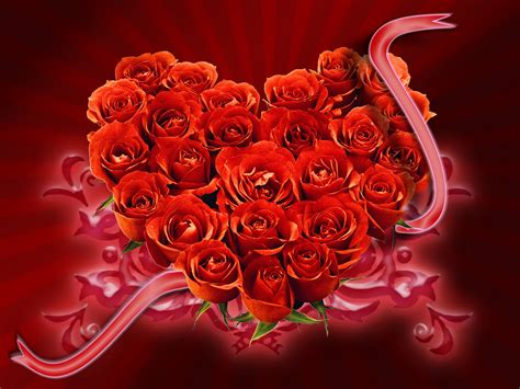Bouquet Of Red Roses For Valentines Day Wallpapers And Images