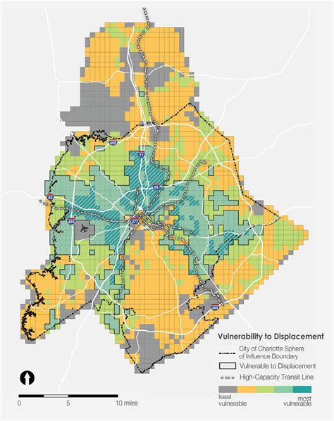 Populations Vulnerable To Displacement Overlay Charlotte Future 2040