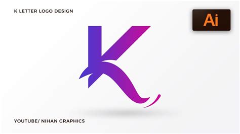K Letter Logo Design Illustrator Illustrator Tutorials Best Logo