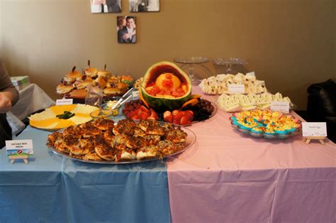 Blue or pink, what do you think? Gender Reveal Party Food | Reveal Party Ideas | Pinterest