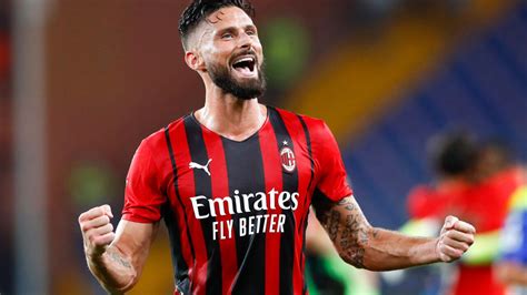 Olivier Giroud à Lac Milan Cest Comme Sil était Là Depuis Des