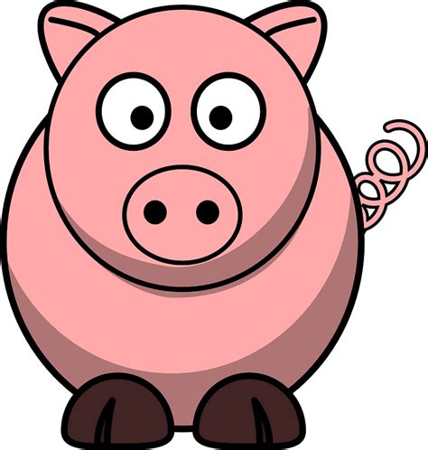 Pig Cartoon Png Mq Pink Pig Cartoon Cute Pig Clipart Png Images