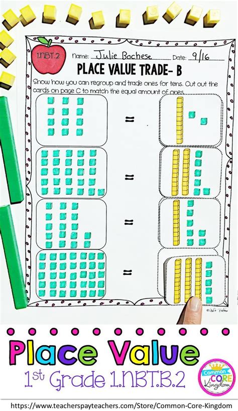 How To Teach Place Value To First Graders