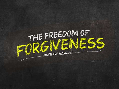 The Freedom Of Forgiveness Southwest Church Of Christ