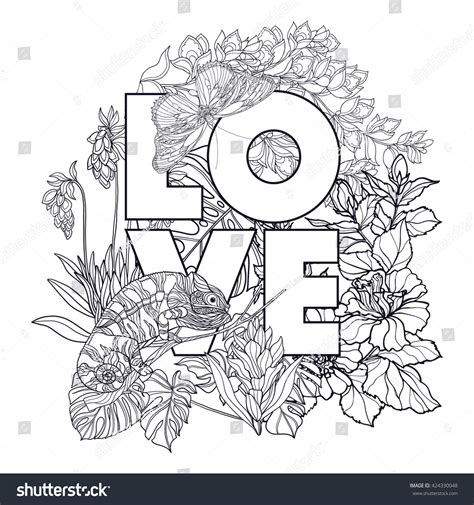 Download coloring pages adult stock photos. Adult Coloring Book Coloring Page Word Stock Vector ...