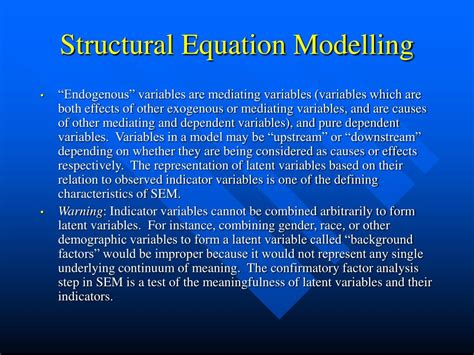 Ppt Structural Equation Modelling Powerpoint Presentation Free