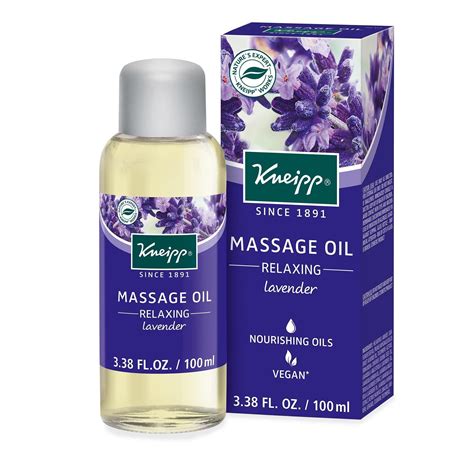 kneipp relaxing lavender massage oil 13 52 oz in 2021 lavender massage oil massage oil body oil