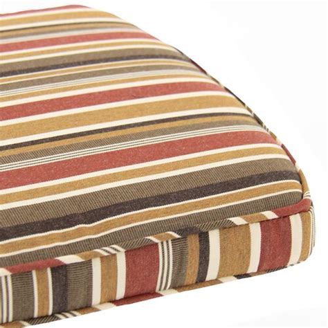 Sunbrella Davidson Redwood Medium Outdoor Replacement Seat Cushion W