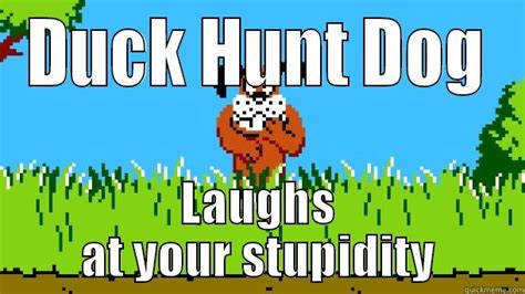 Duck Hunt Dog Laughing Quickmeme