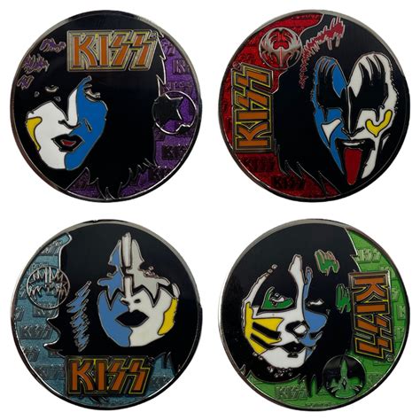 Kiss Coin Set Of 4 2020 Georges Kiss Collection