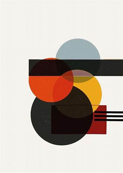 Bauhaus Shapes Elements Farben Formen Grafik Artwork