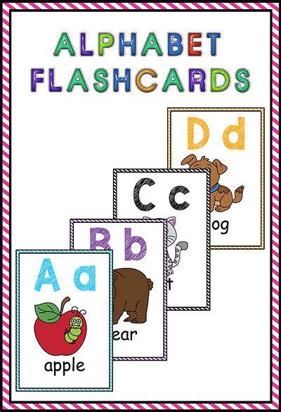 Alphabet Flashcards Free Printable In 2021 Alphabet Flashcards