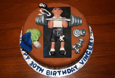 Wish birthday to your friends and family members in an awesome way. 30th Birthday Gym Cake | It's Always Someone's Birthday