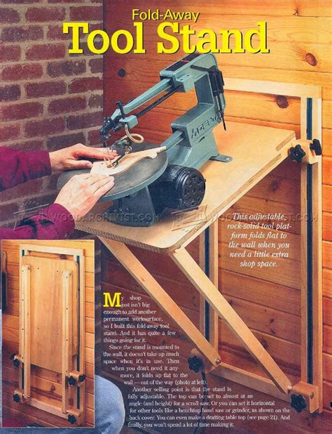 Find the best diy projects for using a scroll saw, including ornaments, coasters and wall art. Scroll Saw Stand Plans • WoodArchivist