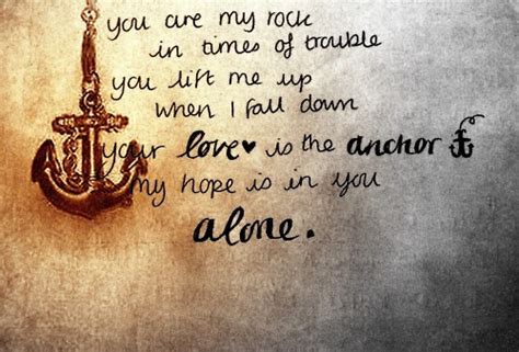 You Are My Anchor Quotes Quotesgram