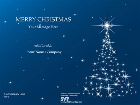 You can edit the ecard message and from name between sends if you'd like to personalise to various recipients. Business christmas cards with Logos