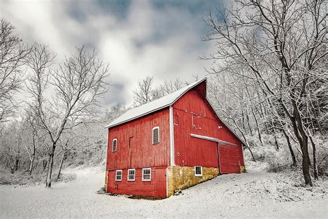 Little Red Barn Photograph By Todd Klassy Fine Art America