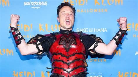 Elon Musks Samurai Halloween Costume 2022 Photos Of The Look Hollywood Life