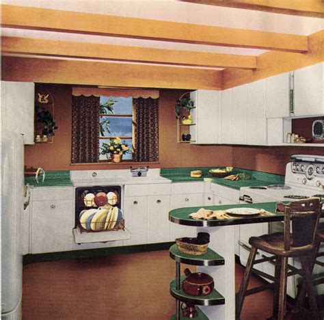 Six Kitchen Designs From 1953 Avco American Kitchens Retro