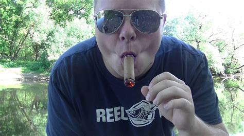 How To Properly Smoke A Cuban Cigar While Fishing Youtube