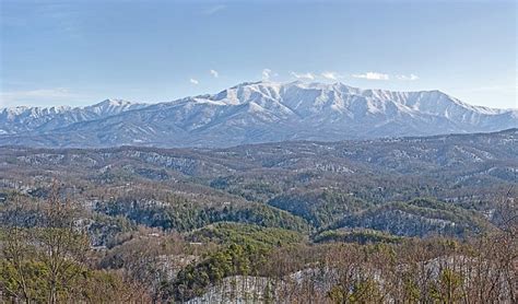 Snowy Smoky Mountain Panorama William Britten Photography