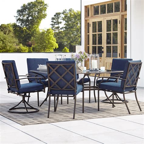 Grand Resort Fairfax 7pc Dining Set- Blue - Limited ...