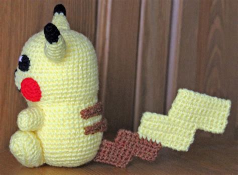Crochet Pokemon Pikachu Pattern In Pdf Etsy
