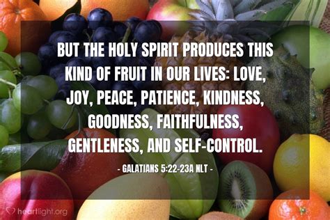 The Holy Spirit Produces Joy And Peace — Galatians 522 23a Nlt God