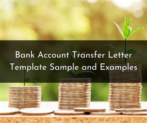 The deadline for bank transfers is the 15th of june each year. Bank Account Transfer Letter Template Sample and Examples